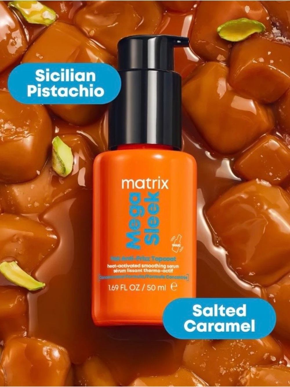 Matrix Mega Sleek 96H Anti-Frizz Topcoat Smoothing Serum, Full Size - Picture 6 of 6